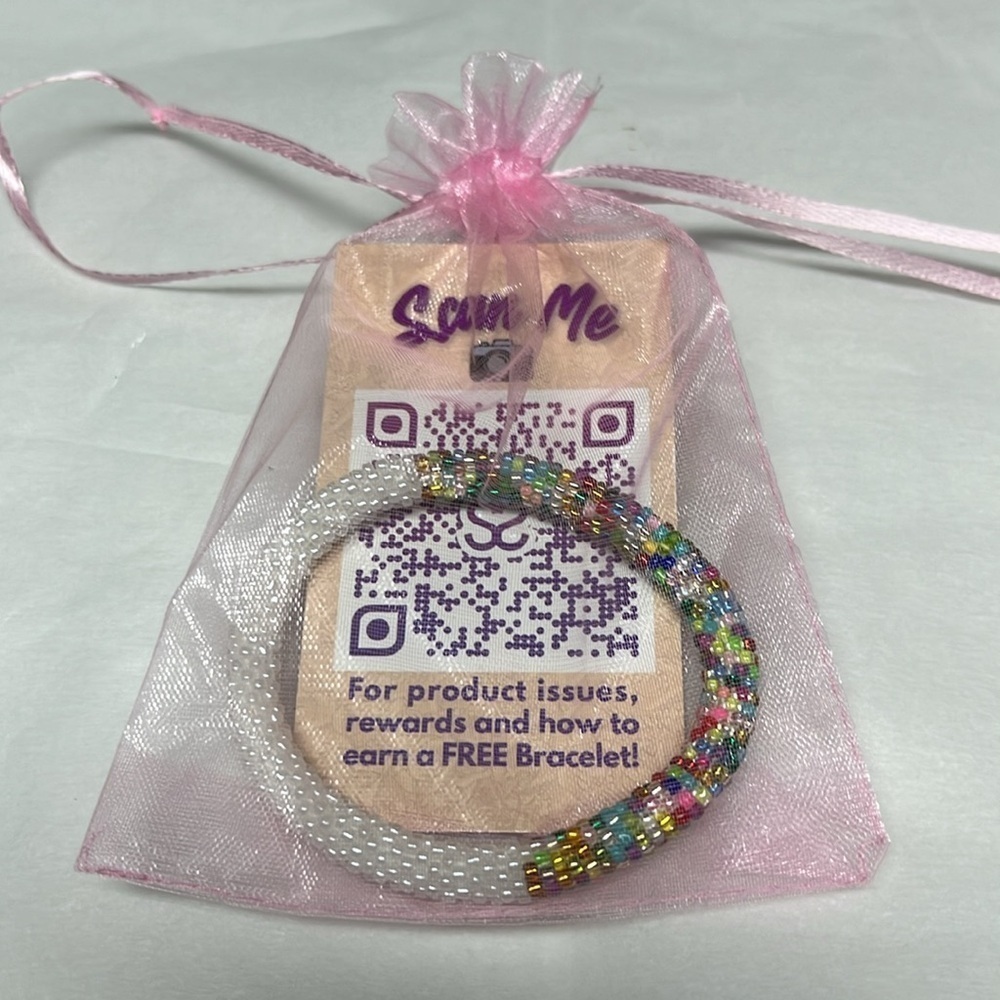 Handmade Sashka Colorful Glass Beaded Bracelet
